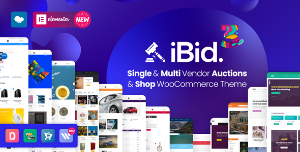 01 Main Banner v3.3.  large preview - iBid - Multi Vendor Auctions WooCommerce Theme