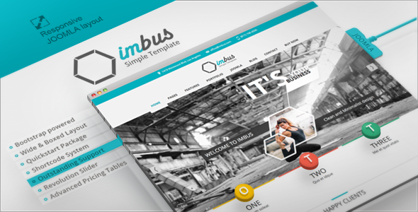 01 imbus.  large preview - Imbus - Responsive Joomla Template