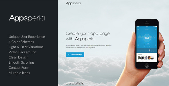 01 preview1.  large preview - Appsperia -  App Landing Page