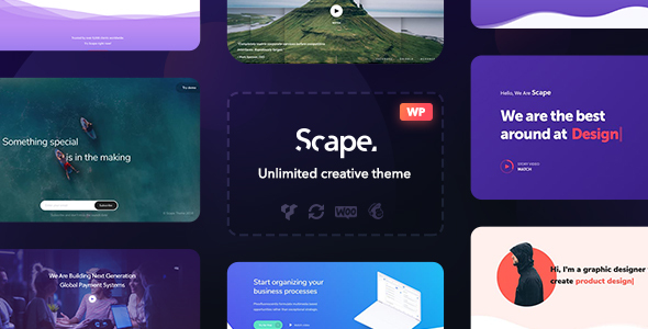 01 scape preview.  large preview - Scape - Multipurpose WordPress theme