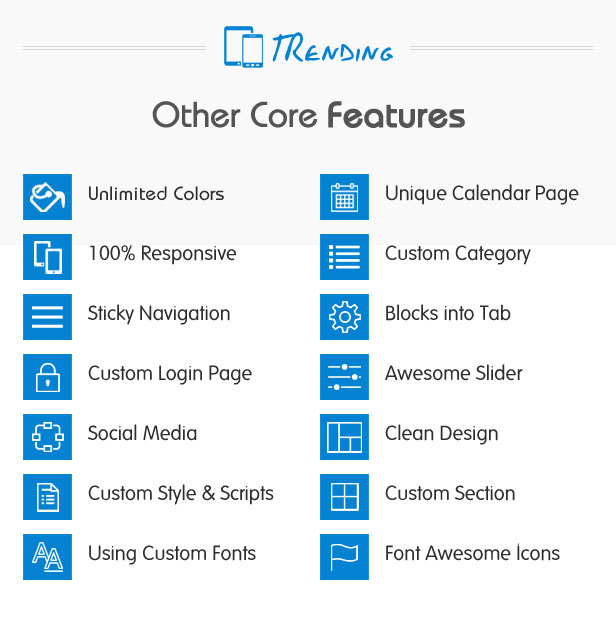05 2 features - Trending - High Quality Responsive Moodle Theme