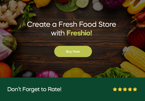 16 - Freshio - Organic & Food Store WordPress Theme