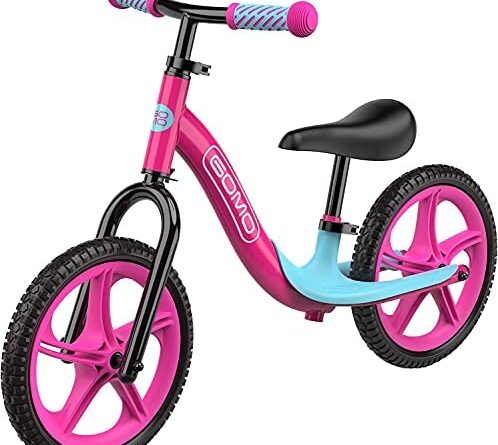 1639517836 51jiJx7KPUL. AC  498x445 - GOMO Balance Bike - Toddler Training Bike for 18 Months, 2, 3, 4 and 5 Year Old Kids - Ultra Cool Colors Push Bikes for Toddlers/No Pedal Scooter Bicycle with Footrest