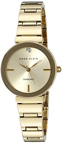 Anne Klein Women’s Genuine Diamond Dial Bracelet Watch