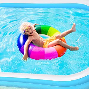 4d395a16 ff82 4c9b b8f1 4963ae75c98a.  CR0,0,1500,1500 PT0 SX300 V1    - Inflatable Pool for Kids and Adults - Kiddie Pool Inflatable Swimming Pool for Kids Pools for Backyard Blow Up Pool 120" X 72" X 22"🎀 Air Pump Kids Pool Family Pool, Toddlers, Lounge Water Play Party
