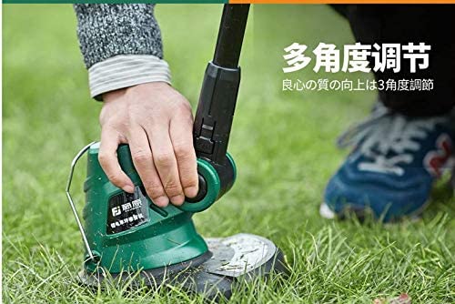 51GnvkFIOGL. AC  - QINGYUE 20V Wireless Portable Handheld Lawn Mower with Lightweight 1500mA.h Battery