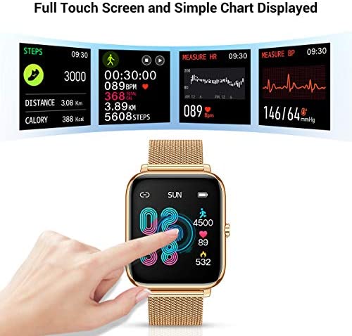 51PJozaKqDL. AC  - CanMixs Smart Watch for Android Phones iOS Waterproof Smart Watches for Women Men Sports Digital Watch Fitness Tracker Heart Rate Blood Oxygen Sleep Monitor Touch Screen Compatible Samsung iPhone