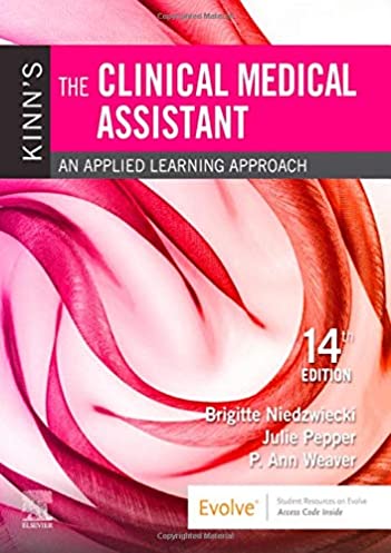 51UX88Bw0ZL. SX351 BO1 - Kinn's The Clinical Medical Assistant: An Applied Learning Approach, 14e