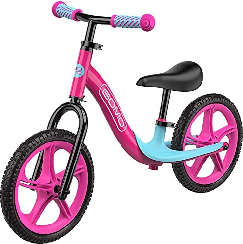 51jiJx7KPUL. AC  - GOMO Balance Bike - Toddler Training Bike for 18 Months, 2, 3, 4 and 5 Year Old Kids - Ultra Cool Colors Push Bikes for Toddlers/No Pedal Scooter Bicycle with Footrest