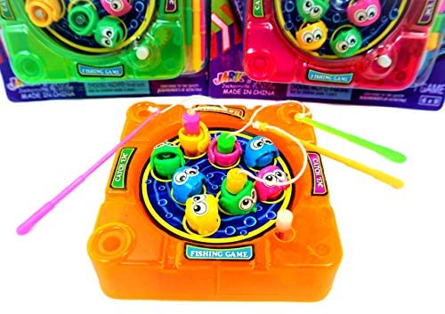 51kHXs S73L. AC  - Pocket Games for Kids Travel Toys Finger Games Set (3 Games) Mini Games for Kids by JA-RU | Pocket Pinball, Mini Basketball & Magnetic Fishing. Fidget Toys, Party Favors, Stress Toys. 3255-3258-3205p