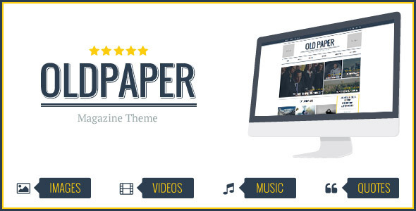 590x300.  large preview - OldPaper - Ultimate Magazine & Blog Theme
