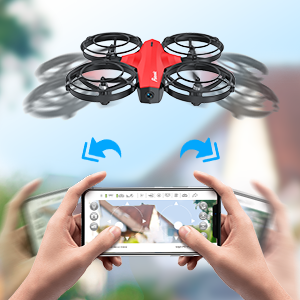 7ca9b2c7 4816 4eb5 8e51 541210432d74.  CR0,0,300,300 PT0 SX300 V1    - Potensic P7 Mini Drones with RC Battle Mode, 720P HD FPV Camera for Kids Beginners, Quadcopter with One-Key Start, Headless Mode, Altitude Hold, 3D Flip, Gesture Control, 3 Speeds, 2 Batteries, Red