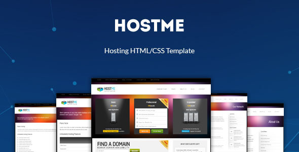 Item Screen.  large preview - Hostme - Premium Hosting & Business Template