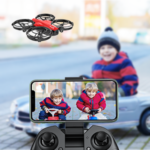 b6188410 3e05 4b54 be21 087ad94cba42.  CR0,0,300,300 PT0 SX300 V1    - Potensic P7 Mini Drones with RC Battle Mode, 720P HD FPV Camera for Kids Beginners, Quadcopter with One-Key Start, Headless Mode, Altitude Hold, 3D Flip, Gesture Control, 3 Speeds, 2 Batteries, Red