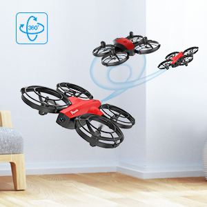 ff573baf edbe 4665 8444 53e12e568c2d.  CR0,0,300,300 PT0 SX300 V1    - Potensic P7 Mini Drones with RC Battle Mode, 720P HD FPV Camera for Kids Beginners, Quadcopter with One-Key Start, Headless Mode, Altitude Hold, 3D Flip, Gesture Control, 3 Speeds, 2 Batteries, Red