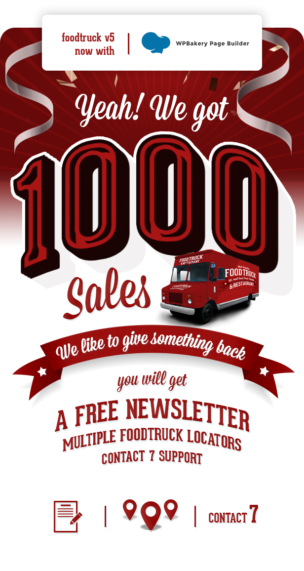 foodtruck promo updated - Food Truck & Restaurant 20 Styles - WP Theme
