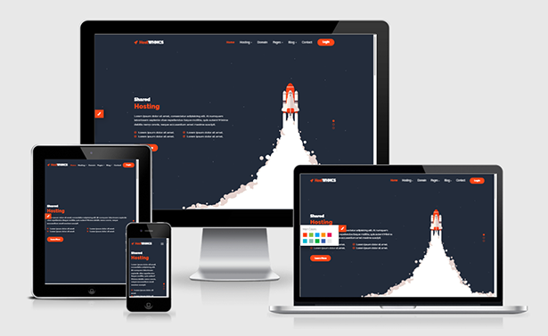 html res - HostWHMCS | Responsive Web Hosting with WHMCS Template