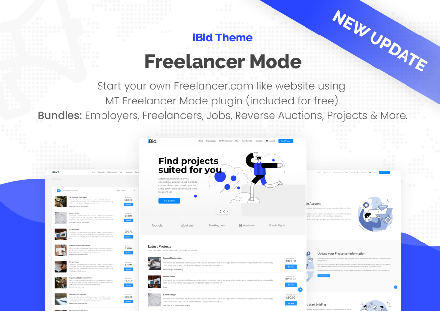 ibid freelancer mode - iBid - Multi Vendor Auctions WooCommerce Theme