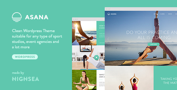 Asana – Sport and Yoga WordPress Theme