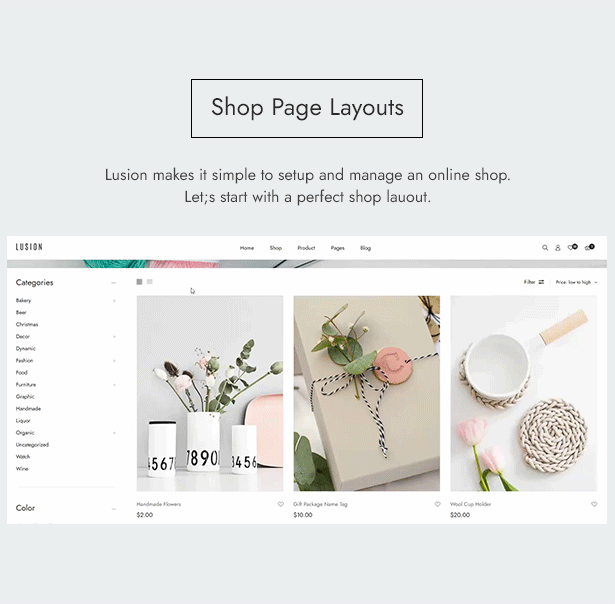 06.Shop page layout 2411 - Lusion - Multipurpose eCommerce WordPress Theme