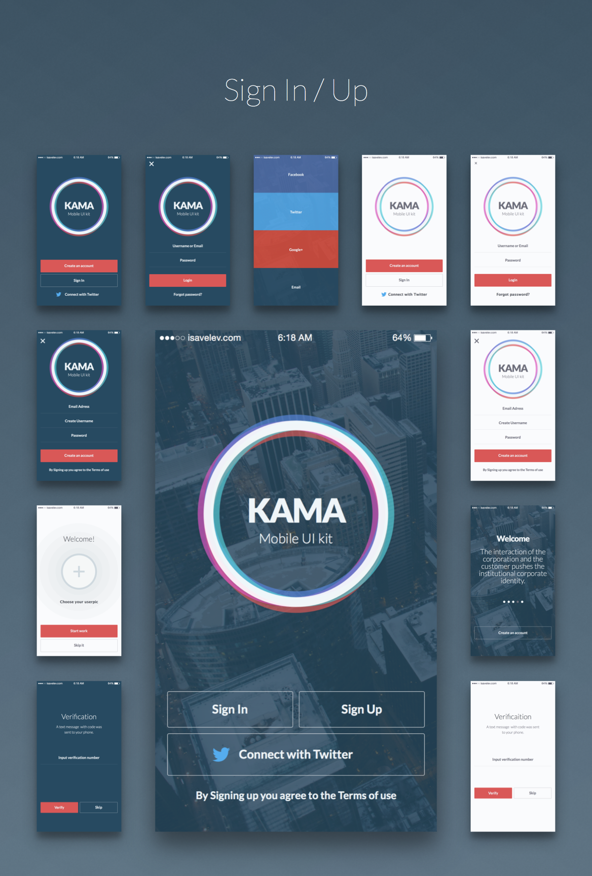 11%20 %20sign%20in - Kama iOS UI Kit