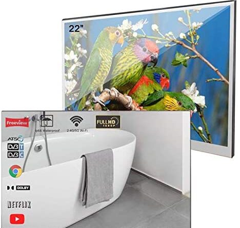 1641870782 51b0PXwtrUL. AC  468x445 - Soulaca 22 inches Bathroom Magic Mirror LED TV Android 7.1 IP66 Waterproof Embedded Shower Television (Velasting FBA)