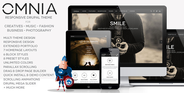 Omnia – Multi Purpose Agency Drupal Theme