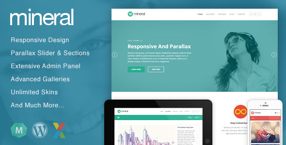 Mineral – Responsive Multi-Purpose WordPress Theme