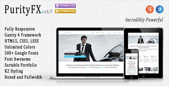PurityFX – Corporate Joomla Template