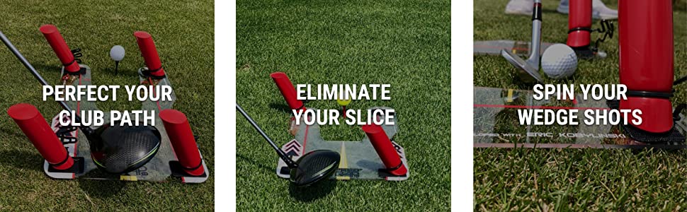 2d1a7ecd b466 4a63 9b21 0bd36d8f4e6f.  CR0,0,4928,1524 PT0 SX970 V1    - EyeLine Golf Speed Trap 2.0 - Build Confidence and Improve Your Swing with Slice and Hook Corrector- Swing Trainer, Path Aid, Greater Distance - Made in USA - Unbreakable Polycarbonate Base