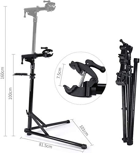 41DR+ZuXOqL. AC  - CXWXC Bike Repair Stand -Shop Home Bicycle Mechanic Maintenance Rack- Whole Aluminum Alloy- Height Adjustable (rs100)