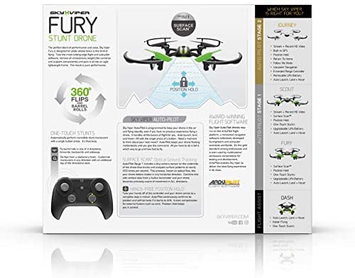 41LqixYD5iL. AC  - Sky Viper Fury Stunt Drone, Black/Green