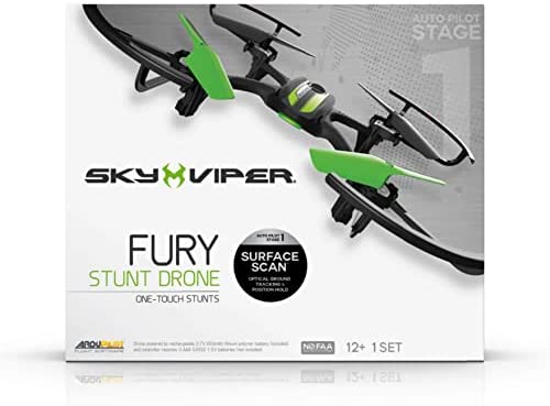 41MkrzcDGtL. AC  - Sky Viper Fury Stunt Drone, Black/Green