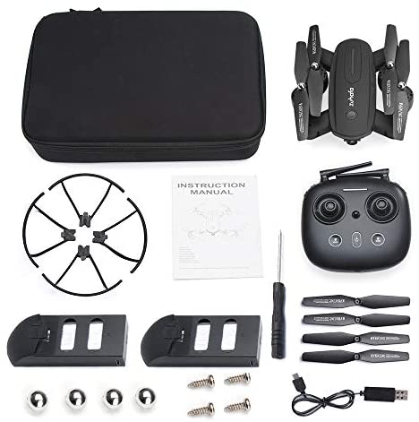 41UXhA yUaL. AC  - Foldable Drone with 1080P HD Camera for Kids and Adults, Zuhafa T4,WiFi FPV Drone for Beginners, Gesture Control RC Quadcopter with 2 Batteries ,RTF One Key Take Off/Landing,Headless Mode, APP Control,Double Camera,Carrying Case