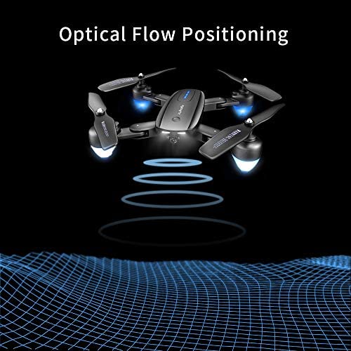 517Npj1twLL. AC  - Foldable Drone with 1080P HD Camera for Kids and Adults, Zuhafa T4,WiFi FPV Drone for Beginners, Gesture Control RC Quadcopter with 2 Batteries ,RTF One Key Take Off/Landing,Headless Mode, APP Control,Double Camera,Carrying Case