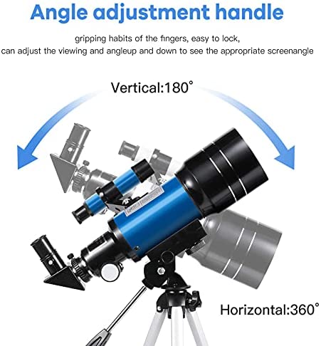 51Fjf6GPBKL. AC  - Telescope for Kids & Adults - 70mm Aperture Portable Refractor Telescopes for Astronomy Beginners - 300mm Travel Telescope with Adjustable Tripod, Carrying Bag