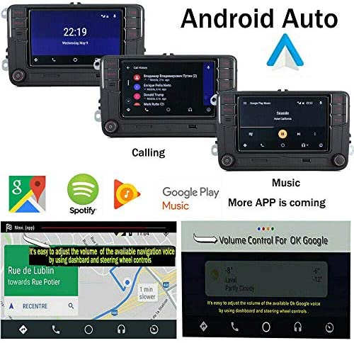 51TIgiDQeVL. AC  - SCUMAXCON Car Stereo Carplay Androidauto MIB2 RCD360 Pro Bluetooth RVC USB 6.5" Touchscreen for VW Jetta Golf Tiguan Passat Caddy EOS Passat Touran CC