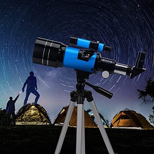 51VjU6wSJzL. AC  - Telescope for Kids & Adults - 70mm Aperture Portable Refractor Telescopes for Astronomy Beginners - 300mm Travel Telescope with Adjustable Tripod, Carrying Bag