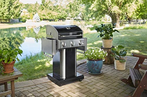 51x9y882nBL. AC  - Kenmore PG-A4030400LD 3 Burner Outdoor Patio Gas BBQ Propane Grill, Black
