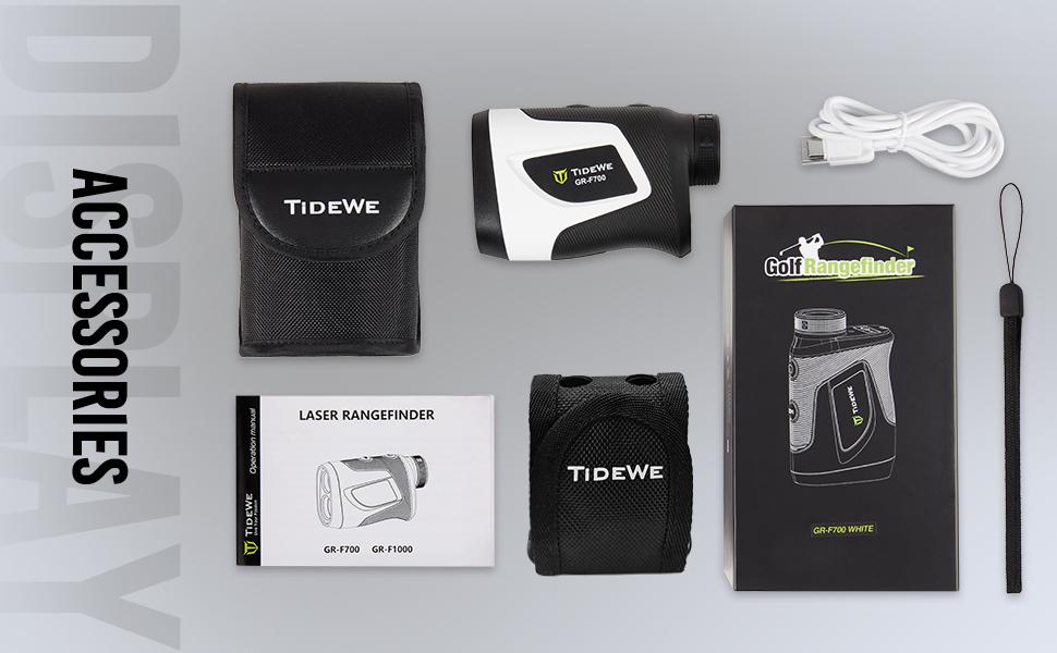 5fa10c92 23f5 466d bd6e 0968b7347c90.  CR0,0,970,600 PT0 SX970 V1    - TIDEWE Golf Rangefinder with Slope, Golf Range Finder Magnetic Holder, 700/1000Y Flag Pole Locking Multi Functional Rangefinder with Rechargeable Battery for Golfing & Hunting (White & Gray)