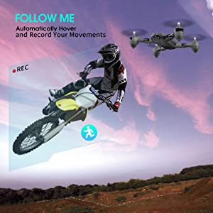 682773e8 9c75 455c b63b 55f8fa387d5a.  CR0,0,1600,1600 PT0 SX300 V1    - Foldable Drone with 1080P HD Camera for Kids and Adults, Zuhafa T4,WiFi FPV Drone for Beginners, Gesture Control RC Quadcopter with 2 Batteries ,RTF One Key Take Off/Landing,Headless Mode, APP Control,Double Camera,Carrying Case