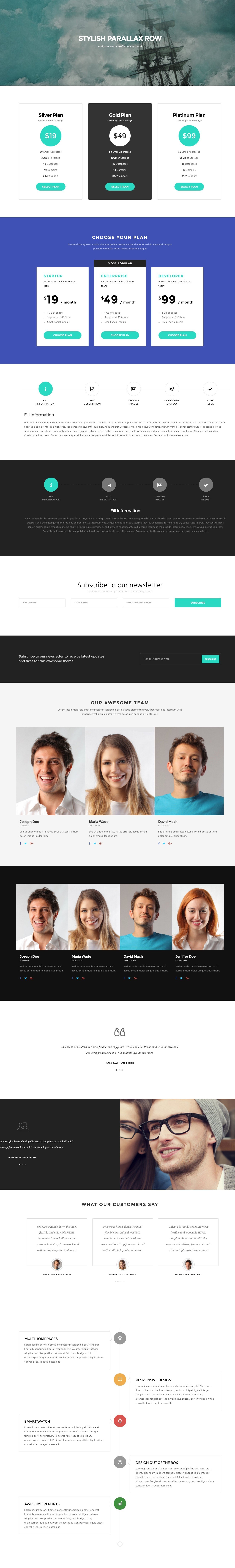 all 2 2 - Unicore - Mobirise Builder with 20 HTML Bootstrap Landing Page Templates