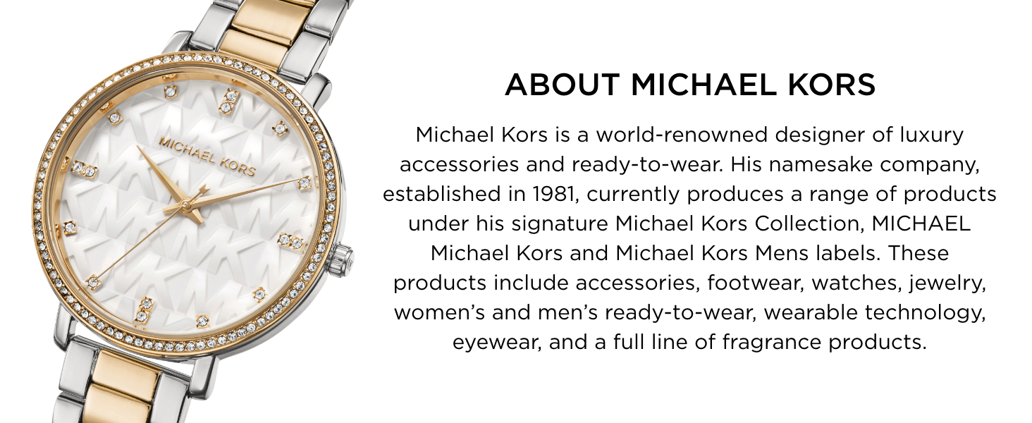 Women's Michael Kors Watch Michael Kors is a world-renowned designer of luxury accessories 