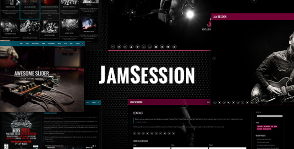 preview 590 300.  large preview - JamSession - Music WordPress Theme