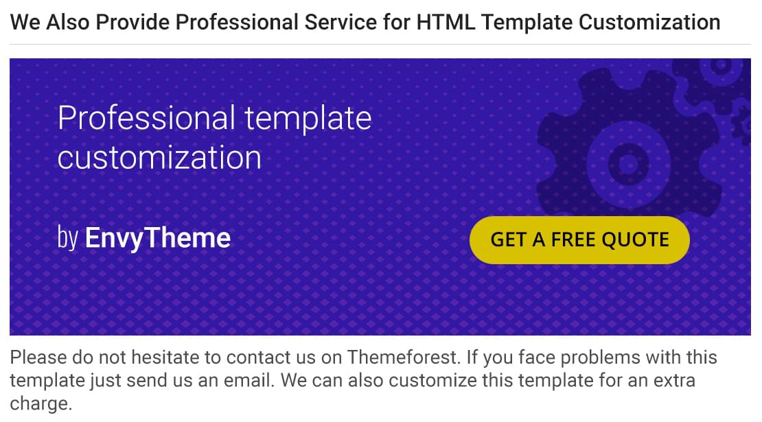 template customization offer envytheme - Rewy - Gatsby React IT Startup Template