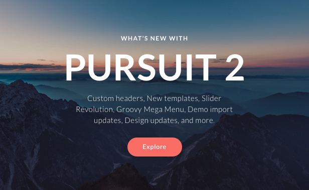 whats new with pursuit - Pursuit - A Flexible App & Cloud Software Theme