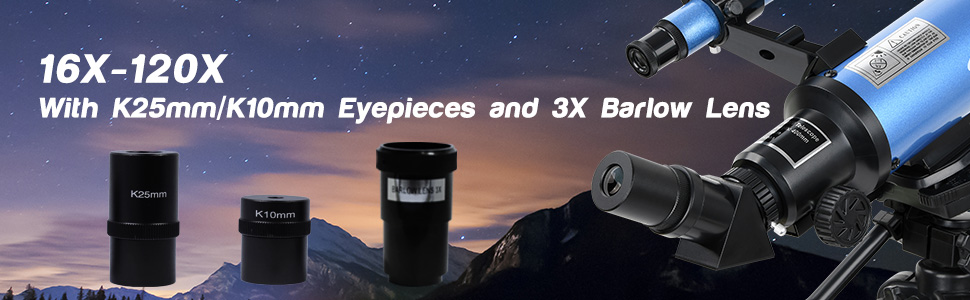 15eb8bc5 830f 48cb b2ea fcb871ba5c42.  CR0,0,970,300 PT0 SX970 V1    - AOMEKIE Telescope for Adults Kids 70mm Apture Astronomical Telescope for Beginners Refracting Telescope with 3X Barlow Lens Moon Filter Phone Adapter Tripod Carry Bag