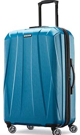 1644303135 41q8MwDhnFL. AC  266x445 - Samsonite Centric 2 Hardside Expandable Luggage with Spinner Wheels, Caribbean Blue, Checked-Large 28-Inch