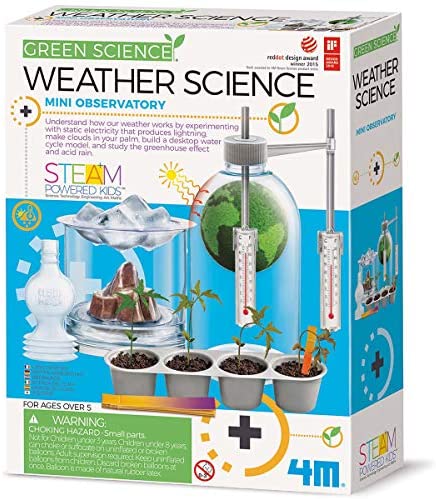 4M Weather Science Kit – Climate Change, Global Warming, Lab – STEM Toys Educational Gift for Kids & Teens, Girls & Boys