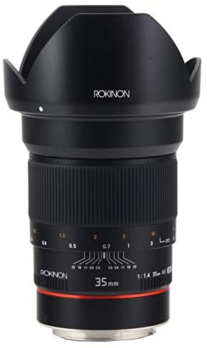 Rokinon 35mm f/1.4 Lens for Canon Cameras